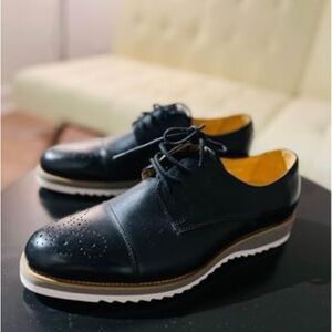 Black Leather Men's Dress Shoes
